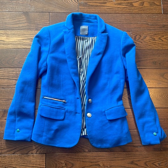Beautiful Blue SmartSet Blazer Size XXS Worn once - Picture 1 of 1